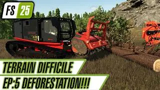 Miniature : FS25 - Ep:5 On DÉFORESTE la MONTAGNE ! Avec DamDam c’est le CHAOS TOTAL ! 🌲🔥