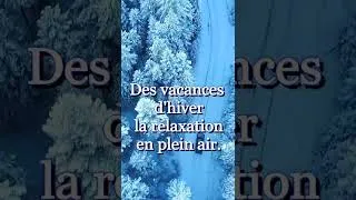 Miniature : Des vacances d'hiver, la relaxation en plein air.