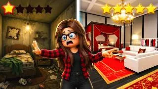 Miniature : Je teste un Hôtel 1 étoile Vs 5 étoiles (Brookhaven Roblox)
