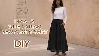 Miniature : ✨ COUDS TA JUPE ÉVASÉE À 3 ÉTAGES AVEC POCHES | Patron Myriam ✨