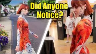Miniature : Visiting an Art Gallery in Bodypaint: Public Reactions!