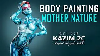 Miniature : Mother Nature: Full Bodypaint Transformation