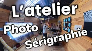 Miniature : Je range l’atelier pour de npuvelles sessions sérigraphie et photo!!! #sérigraphie #photographie
