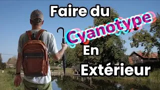 Miniature : Faire des cyanotype en balade.