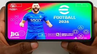 Miniature : Comment Installer eFootball PES 2026 PPSSPP Dernière Mise à Jour (Transferts Officiels Corrigés)