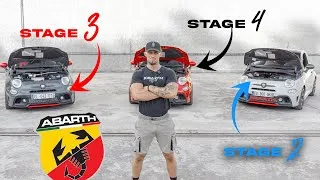 Miniature : ABARTH STAGE 4 vs STAGE 3 vs STAGE 2 🔥