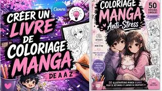 Miniature : Comment Créer un Livre de Coloriage Manga Rentable sur Amazon KDP