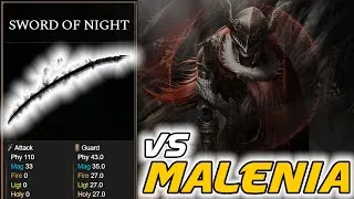 Miniature : SWORD OF NIGHT vs NG+1 MALENIA (easy no hit)