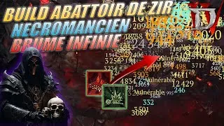 Miniature : BUILD ABATTOIRE DE ZIR BRUME DE SANG INFINIE NECROMANCIEN - Diablo 4