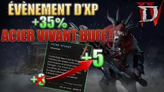 Miniature : PROFITEZ À NOUVEAU D'UN BONUS D'XP DE 35% ET DE PLUS D'ACIER VIVANT POUR FARM LES BOSS ! - Diablo 4