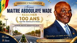 Miniature : Cérémonie D inauguration Boulevard Maître Abdoulaye 100ans Kebemer #kebemeractu #viralvideo #viral 
