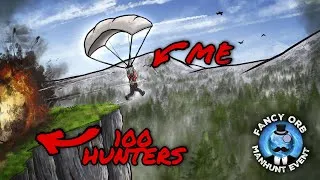 Miniature : WE GOT HUNTED BY 100 PLAYERS ( FancyOrb Manhunt Event )