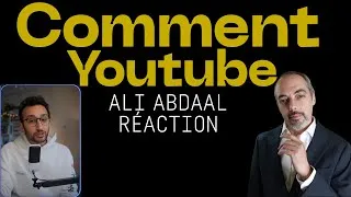 Miniature : Démarrer une chaîne YouTube en 2025? Réaction à Ali Abdaal | Comment YouTube #12