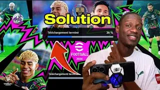 Miniature : Solution pour terminer le téléchargement sur efootball 
