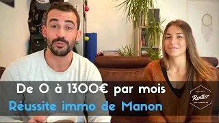 Miniature : De O à 1300€ de cash-flow réussite de Manon participante à mon programme Rentier avec l'immobilier