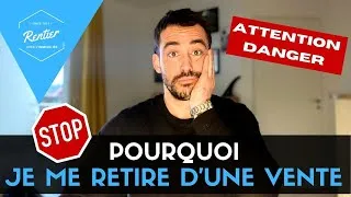 Miniature : Pourquoi je me retire d'une vente avec un gros CASH-FLOW / Rentier avec l'immobilier