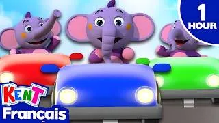 Miniature : Voiture Jouet et Couleurs 🚗 Vidéos éducatives pour enfants | Kent l'éléphant Français