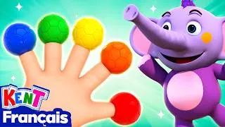 Miniature : Apprendre les couleurs avec la balle colorée | Apprentissage pour enfants | Kent l'éléphant Français