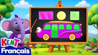Miniature : Apprendre les Formes en Construisant un Bus Amusant | Kent l'éléphant Français