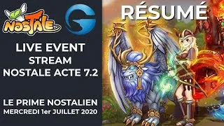 Miniature : Résumé Stream Nostale Acte 7.2 - Le Prime Nostalien - LIVE EVENT du 01/07/2020 (ft. Tigre93Allan)