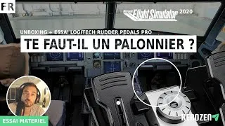 Miniature : TE FAUT-IL UN PALONNIER POUR FLIGHT SIMULATOR 2020 ? Unboxing et essai Logitech Rudder Pedals Pro