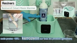 Miniature : je teste la machine Smart resin warner pour réchauffer la résine @Resiners_Official