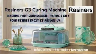 Miniature : Je teste la Resiners G3 2-in-1 Resin Curing Machine / Machine à durcissement rapide UV et époxy