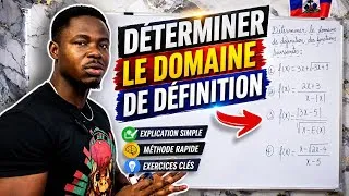 Miniature : Determiner le domaine de définition en 10 minutes!