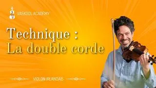 Miniature : Technique irlandaise : La double corde