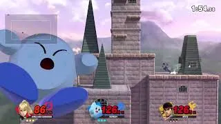Miniature : SSB Ultimate Online - Samus Sans Combinaison - Smash à 3 - 3 vies - Sans chuter à 205%