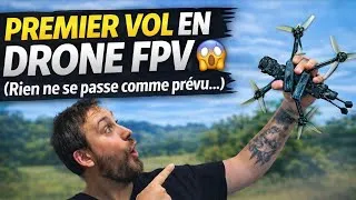 Miniature : PREMIER VOL EN DRONE FPV 😱 (Rien ne se passe comme prévu…)