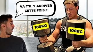 Miniature : BRUTUS 100kg par bras : 2ème ROUND ! Va t'il y arriver ?
