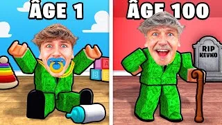 Miniature : CHAQUE SECONDE JE DEVIENS + VIEUX SUR ROBLOX !! (Choquant)