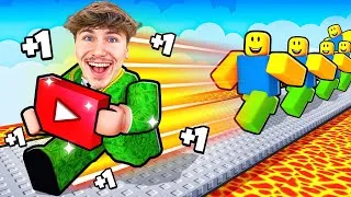 Miniature : ROBLOX MAIS CHAQUE SECONDE JE GAGNE UN ABONNÉ !! (Incroyable)
