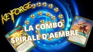 Miniature : KEYFORGE - COMBO : SPIRALE D'OR + CINCINNATUS REX = Aembre (presque) infini !