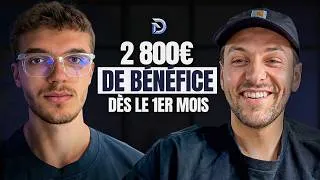 Miniature : Comment Stanislas a fait 2 800€ de bénéfice dès son premier mois d'accompagnement