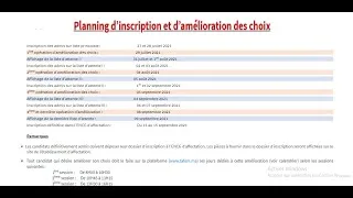 Miniature : ENCG Planning d’inscription et d’amélioration des choix