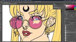 Miniature : SPEEDRAWING - SAILORMOON couleurs (suite)
