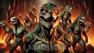 Miniature : Les Repterriens : Gardiens Souterrains et Manipulateurs de l'Ombre - Race Extraterrestre