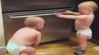 Miniature : Top Funniest Cutest Kid Video -Twin baby girls discuss over pacifier-what do you mean - Kidstvstudio
