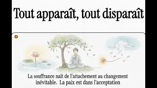 Miniature : III - A - 18 - Tout apparaît, tout disparaît (Ajahn Chah) | La sagesse de l'incertitude 🌑