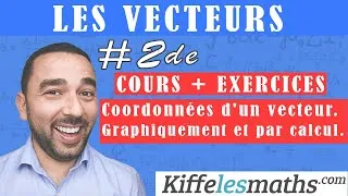 Miniature : Calculer et lire les coordonnées d'un vecteur. PARTIE 3.