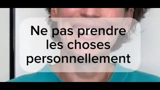 Miniature : Ne pas prendre les choses personnellement