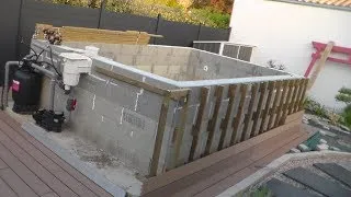 Miniature : comment construire sa piscine hors sol,  how to build your aboveground pool