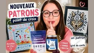 Miniature : J’ai créé de NOUVEAUX patrons point de croix + un projet secret…