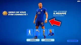 Miniature : Skin GRATUIT Coupe du Monde 2026 !! (Avoir le skin Mbappé sur Fortnite)