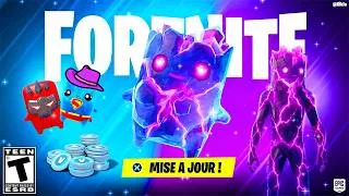 Miniature : NOUVELLE MISE A JOUR D'AUJOURD'HUI dans Fortnite !! (V-bucks, Skin, Simpson)