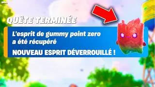 Miniature : Comment TROUVER L'ESPRIT GUMMY POINT ZERO sur Fortnite !! Il est caché ici..