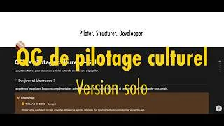 Miniature : QG de pilotage culturel  - Solo