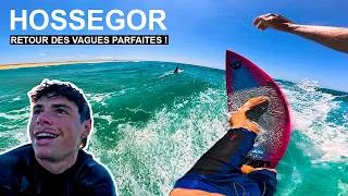 Miniature : LE RETOUR DES VAGUES PARFAITES À HOSSEGOR 😍 ! Vlog journée Surf